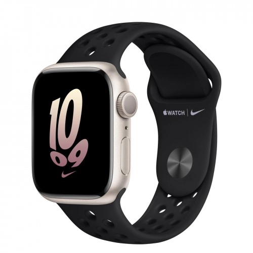 Умные часы Apple Watch Series 8 41 мм Starlight Aluminum Case with Nike Sport Band, размер M/L